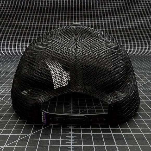 PATAGONIA HAT PATCH TRUCKER HAT-HALEIWA - BLACK W/ BLACK - Picture 4 of 8